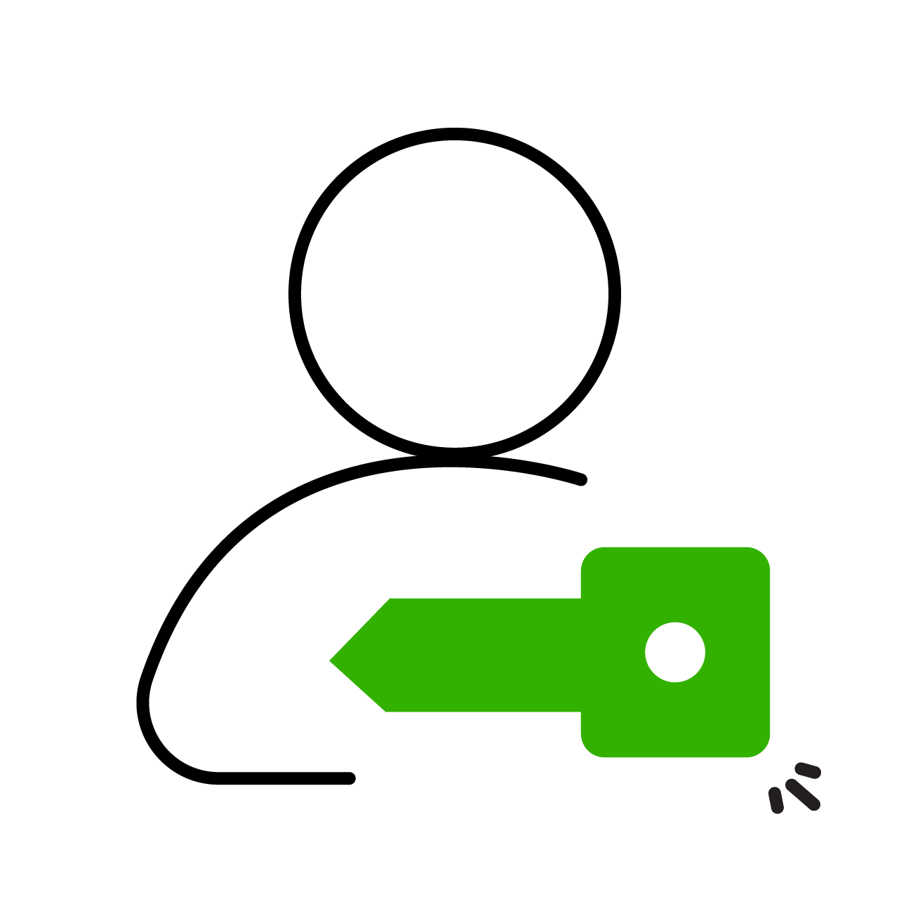 single login key icon