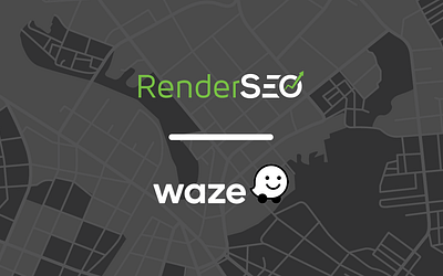RenderSEO becomes an official Waze Channel Partner